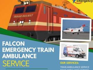 Use Superior ICU Setup with Falcon Train Ambulance Service in Kolkata