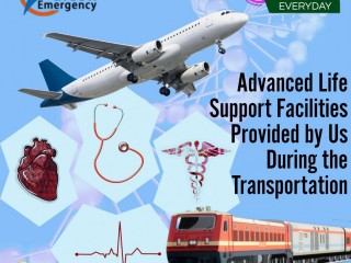 Make use of Modern ICU Facility by Falcon Train Ambulance Service in Raipur