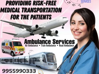 Take Air Ambulance Service in Patna with Full Medical Amenity by Panchmukhi