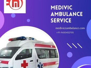 Ambulance Services from Saket, Delhi with All Amenities by Medivic