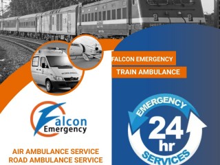 Emergency Shift your Unwell Patient by Falcon Train Ambulance in Guwahati