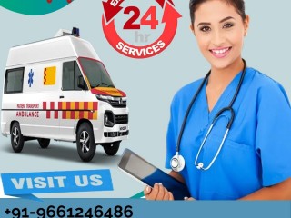 Quick Medical Assistance Ambulance Service in Darbhanga by Jansewa Panchmukhi