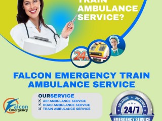 Shift Patients Conveniently with Falcon Train Ambulance Services in Raipur
