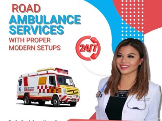 Select Road Ambulance from Patna with Highly Advanced Medical Facilities