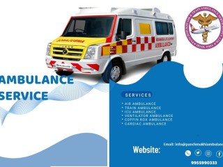Panchmukhi Road Ambulance Services in Janakpuri, Delhi with Medical Emergency