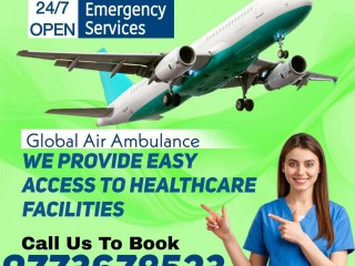 Global Air Ambulance in Ranchi with Emergency Patient Moving
