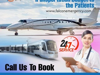 Falcon Emergency Train Ambulance Service in Ranchi is offering Efficient Evacuation Help