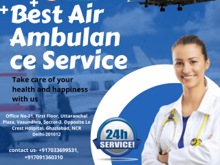 Air Ambulance Service in Varanasi, Uttar Pradesh by King- Quick and High Tech Medical