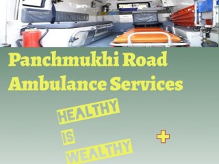 Panchmukhi Road Ambulance Services in Gurgaon, Delhi with All Types Medical Equipment