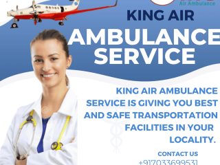 Air Ambulance Service in Allahabad, Uttar Pradesh by King- Emergency and non- emergency Services