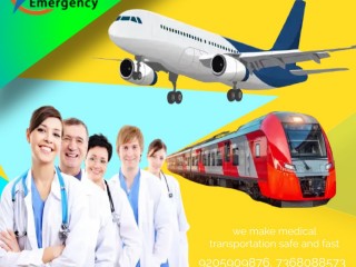 For Safe and Comfortable Medical Transportation Choose Falcon Train Ambulance in Jaipur