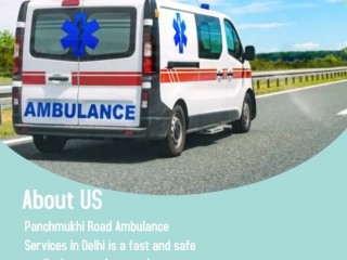 Panchmukhi Road Ambulance Services in Faridabad, Delhi  NCR with Complete Medical Care
