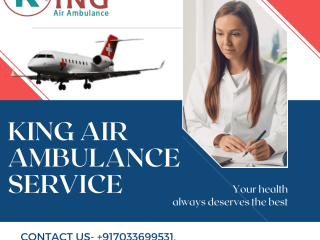 Air Ambulance Service in Bhopal, Madhya Pradesh by King- All Time Available for the Transportation