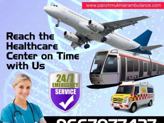 Panchmukhi Train Ambulance in Patna Offers Excellent Care during the Transportation
