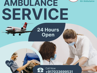 Air Ambulance Service in Dibrugarh, Assam by King Convenient Air Medical Transportation