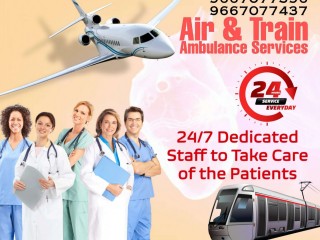 Hire Advanced Air Ambulance Service in Patna with Medical Tools by Panchmukhi
