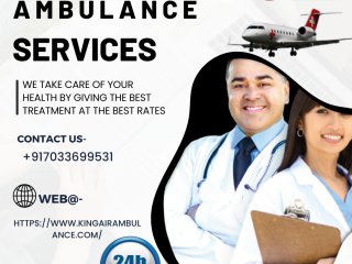 Air Ambulance Service in Jabalpur by King- Highly Well-Trained Medical Staffs