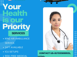 Air Ambulance Service in Indore by King- Safe & Secure Ambulance Service at your Doorstep