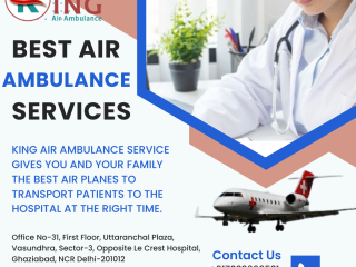 Air Ambulance Service in Patna by King- Reliable Emergency Services at Affordable Cost