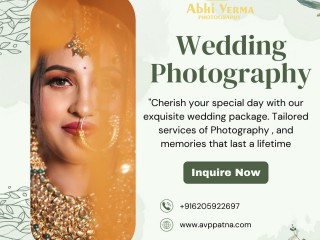 Abhi Verma is the Best Wedding Photographer in Patna with Latest Equipment