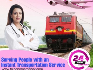 Falcon Emergency Train Ambulance Service in Delhi Offers Life-Saving Transport