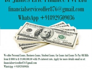 We can assist you with loan WhatsApp: +918929509036