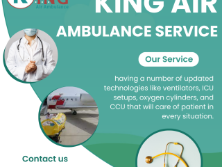Air Ambulance Service in Jamshedpur by King- Comfortable Medical Transportation