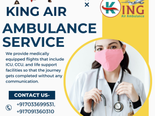 Air Ambulance Service in Indore by King- World Class Medical Team