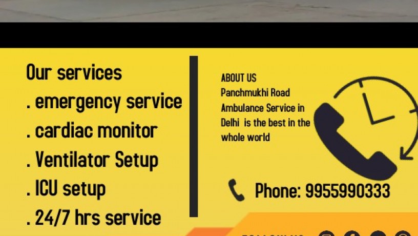 panchmukhi-road-ambulance-services-in-tuglakabad-delhi-with-trustable-services-big-0