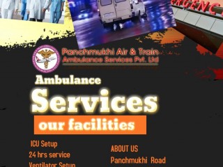 Panchmukhi Road Ambulance Services in Palam Vihar, Delhi with Faster Services