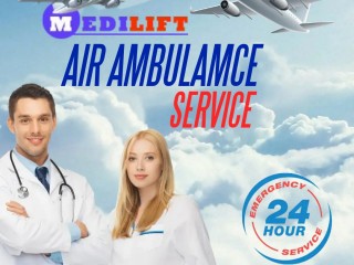 Medilift Air Ambulance Services in Silchar with Complete Medical Solution