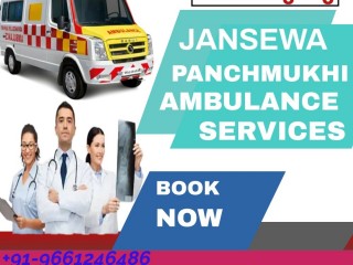 Well-Furnished Ambulance service in Anishabad by Jansewa Panchmukhi