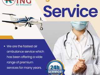 Air Ambulance Service in Jamshedpur by King- Complete ICU Setup