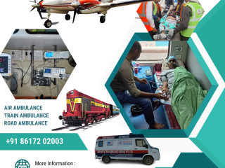 Ansh Air Ambulance in Patna with All Advanced Medical Tools