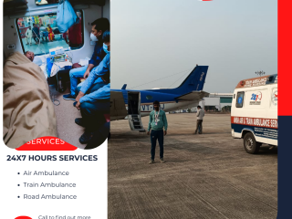 Ansh Air Ambulance in Guwahati with Fully Trained and Skilled Medical Team