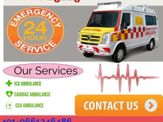 Reliable, Well Medically Equipped Ambulance services in Kankarbagh by Jansewa Panchmukhi