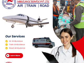 All The Capable Services Are Present With Medical Assistance - Ansh Air Ambulance Service In Ranchi