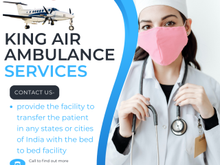 Air Ambulance Service in Patna by King- Hi-tech Medical Equipment