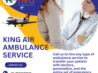 Air Ambulance Service in Siliguri by King- Get a Complete Medical Safety