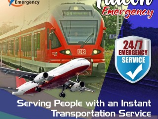 Falcon Emergency Train Ambulance in Guwahati has gained the Trust of the Customers