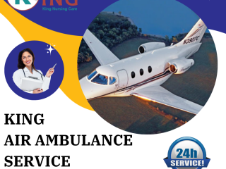 King Air Ambulance Service in Hyderabad with life support