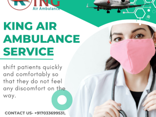 Air Ambulance Service in Siliguri by King- All Medical Facilities