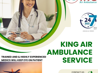 Advance Medical Facility Air Ambulance Service in Gwalior by King