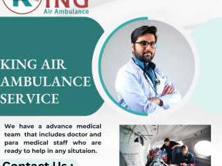 Advance Medical Care Air Ambulance Service in Aurangabad by King