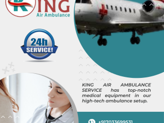 Air Ambulance Service in Bangalore by King- Bed to Bed Medical Facilities