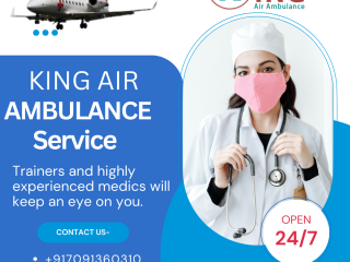 Air Ambulance Service in Gorakhpur by King- Stress-Free Medium of Medical