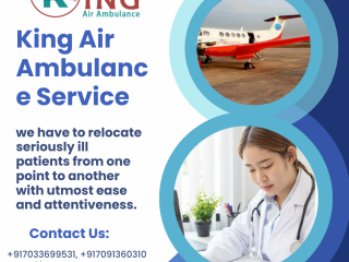 Air Ambulance Service in Patna by King- Well experienced Medical Staff