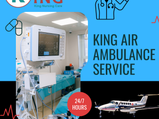 KING AIR AMBULANCE SERVICE IN AHMEDABAD  EASY TRANSPORT