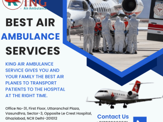 Get a Maximum Medical Facilities Air Ambulance Service in Madurai by King