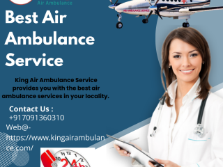 Emergency Transfer Air Ambulance Service in Jaipur by King
